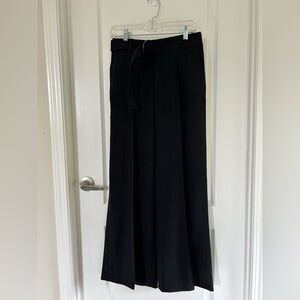 Banana Republic black wide leg pant